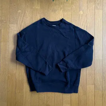 GAP 무지 네이비 크루넥 트레이닝복 M