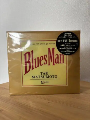 B'z TAK MATSUMOTO BluesMan 초회 생산 한정판