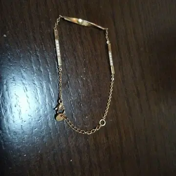 금 도금 체인 팔찌 7t 9831L