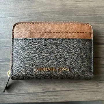 MICHAEL KORS 접이식 지갑 브라운