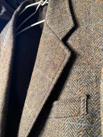 해리스 트위드 헤링본 자켓 AB6