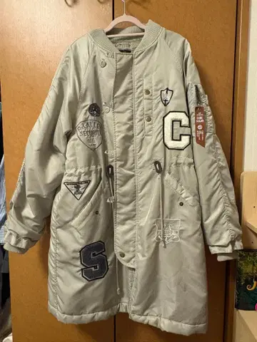 CUBE SUGAR/밀리터리 자켓 그레이