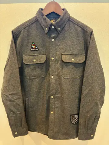 svolme 울 혼방 그레이 셔츠