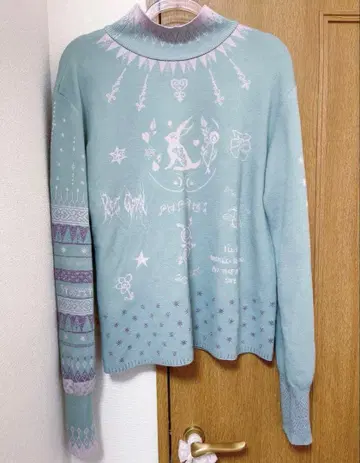 2023AW tatoo motif highneck sweater