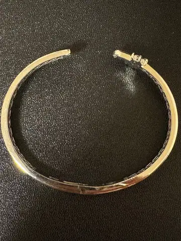 아발란체 실버 크로스 모티브 팔찌