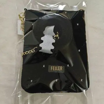 페일러 유니 미사용 새상품 체인 미니백 블랙