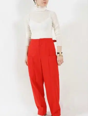 맥피 투모로우랜드 울 플란넬 카고 팬츠