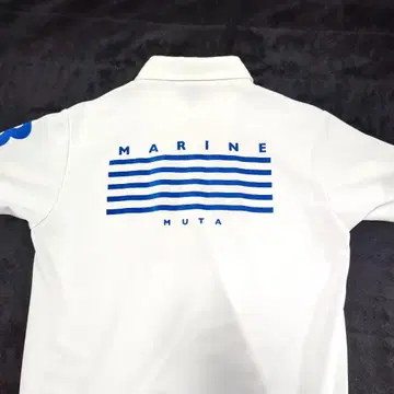 무타 마린 5 라인 피케 셔츠