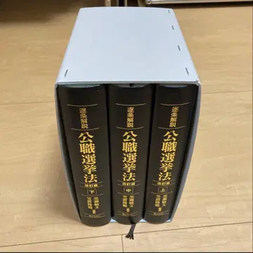 공직선거법 개정판 3권 세트