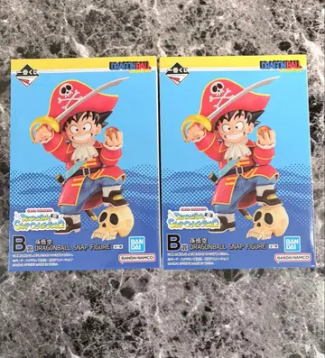 제일복권 드래곤볼 스냅 컬렉션 2 B상 손오공 피규어 2점