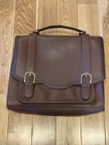 브라운 가죽풍 3way 백