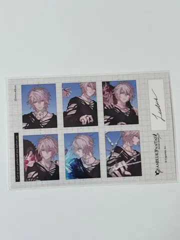 그랑블루 판타지 페스티벌 2025 증명사진풍 스티커 루시퍼