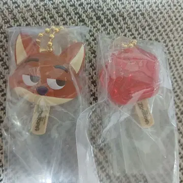 주토피아2 아이스 캔디 참 가챠 2개 세트 새상품