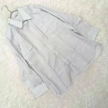 [ 밀라 쇤 ] 와이셔츠 스트라이프 레귤러 카라 비즈니스 가슴 포켓