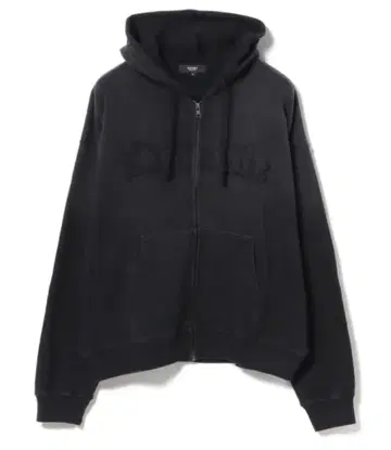 BEAMS HEART 빈티지라이크 풀 집업 후드티