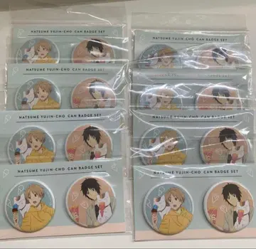 나츠메 우인장 캔뱃지 나츠메 타카시 타누마 카나메 8개 세트