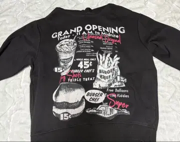 버거 셰프 그래픽 맨투맨