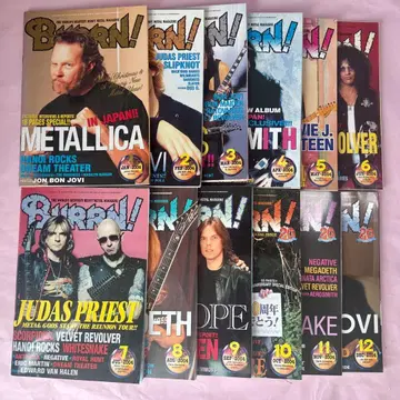 BURRN! 2004년 1월~12월 12권 세트 METALLICA
