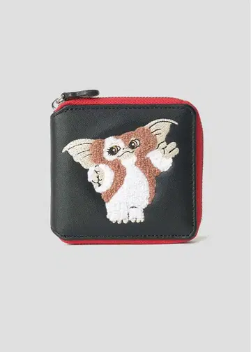 그라니프 그렘린 접이식 지갑 블랙 레드