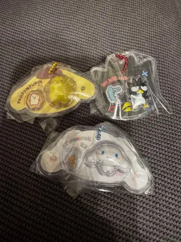 산리오 패키지 참 포무푸린, 시나모롤, 배드바츠마루