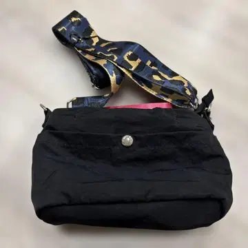 ELLE girl 숄더백 블랙 나일론