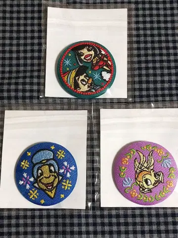 세가 럭키 쿠지 온라인 피노키오 D상 자수 캔뱃지