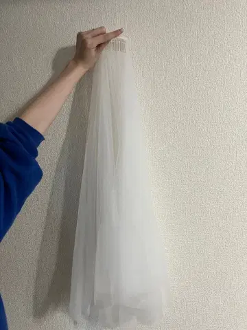 화이트 웨딩 베일과 액세서리 세트