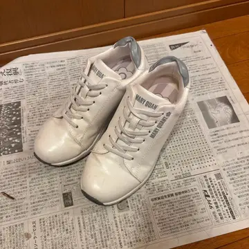 MARY QUANT 화이트 간호사 신발