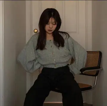 mideal gritter knit cardigan