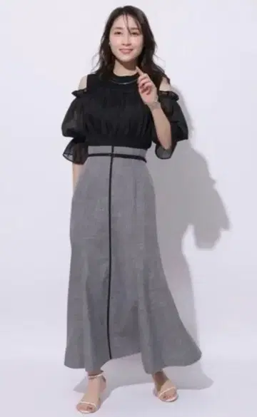 아푸와이저 리셰 파이핑 내로우 스커트