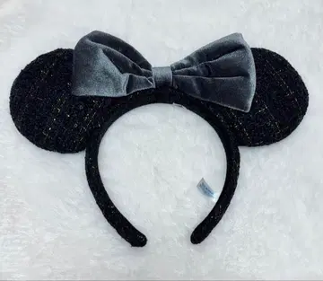 미니 머리띠 트위드 스팽글 벨로아