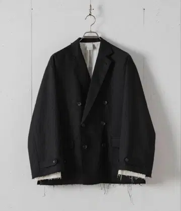 Casper John 블랙 테일러드 자켓