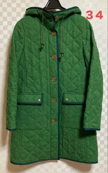 매킨토시 철학 퀼팅 코트 그린 34