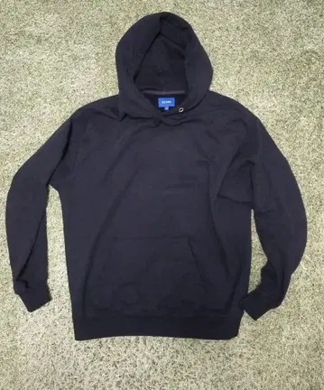 BEAMS 블랙 후드 부착 후드티 M