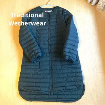 트래디셔널 웨더웨어 34 블랙 다운 롱