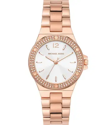 [ 미사용 ] 마이클코어스 핑크 골드 큐빅 스크류 워치