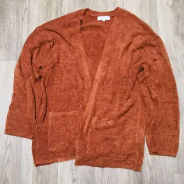 유나이티드 애로우즈 오렌지 가디건 L 사이즈
