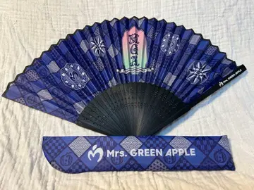 Mrs. GREEN APPLE 부채 네이비