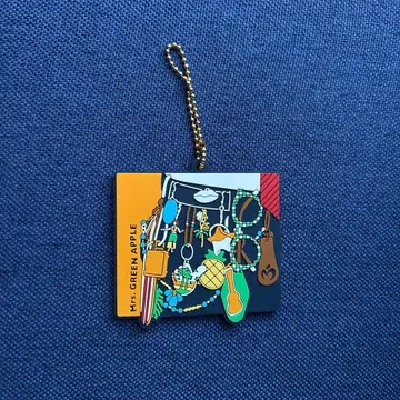 미세스 그린애플 제일복권 러버 키링