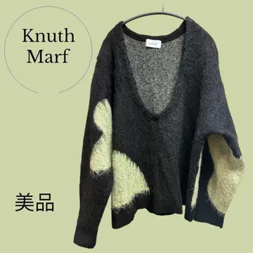 새상품급 [ Knuth Marf ] U넥 니트 풀오버 니트