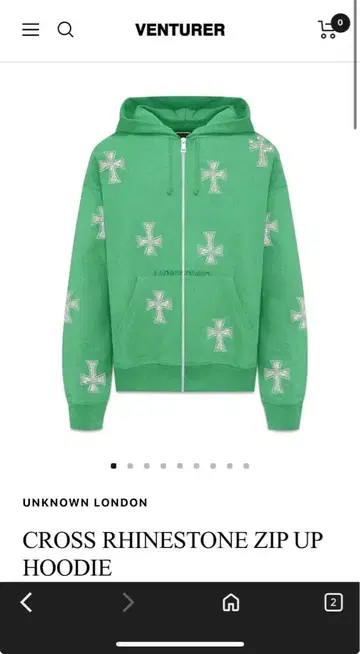 Unknown London Cross Rhinestone Joggers