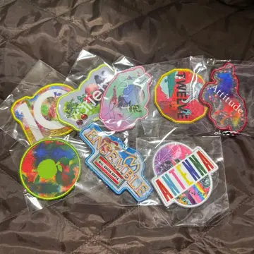 미스 그린애플 자수 패치 세트 8개