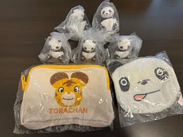팬더코팬더 토라짱 파우치와 팬더 피규어 세트
