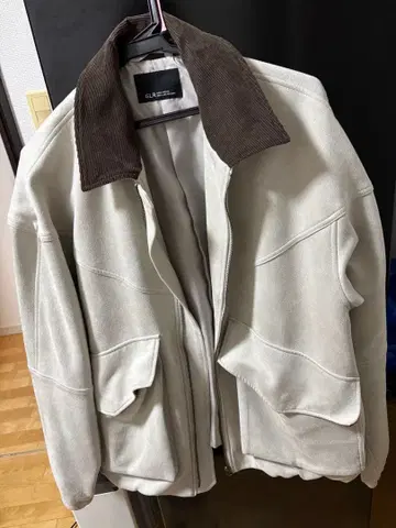 GLR 스웨이드풍 자켓 코듀로이 옷깃