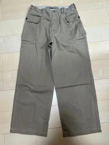 구제 의류 워크 팬츠 밀리터리 팬츠 와이드 팬츠