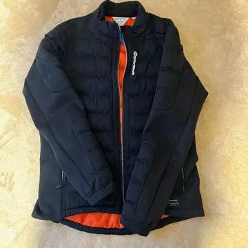 블랙 자켓 M 경량 다운 테일러메이드 골프