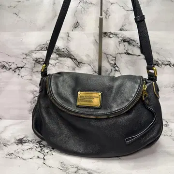 새상품급 인기, 마크제이콥스, 숄더백, 올 가죽, 주름 가죽, 블랙