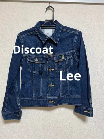 Lee for Discoat 다크 데님 데님 자켓