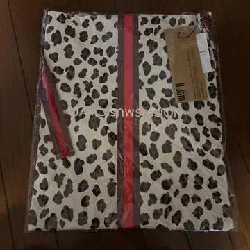 N.Jam 오리지널 캔버스 스몰 토트백 레오파드