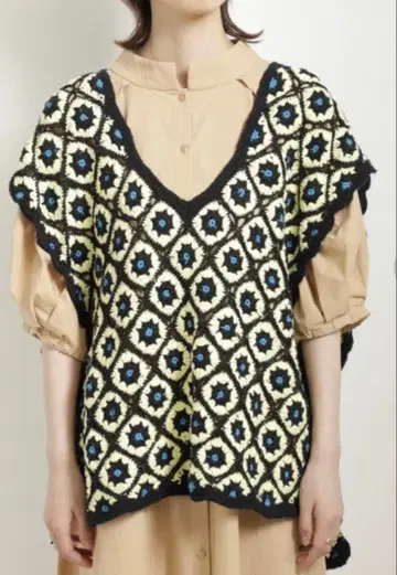 MAG. BY C 크로셰 니트 베스트 새상품급